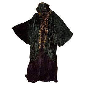Disney Hocus Pocus Plus Size 2X Green Costume Dress w/ Cape